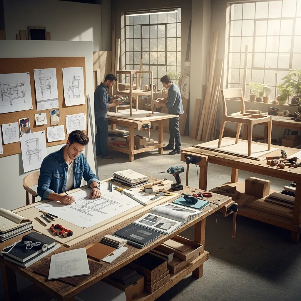 Huonekalujen suunnitteluprosessi